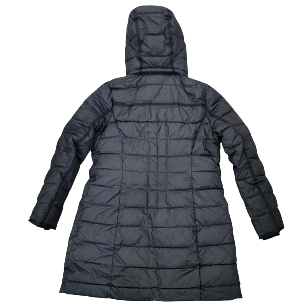 Denver Hayes Lightweight Puffer Jacket Black Hooded Winter Warm Women’s Large - Picture 16 of 17